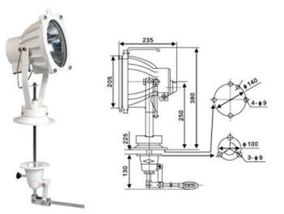 Aluminum Marine Spot Light1.jpg